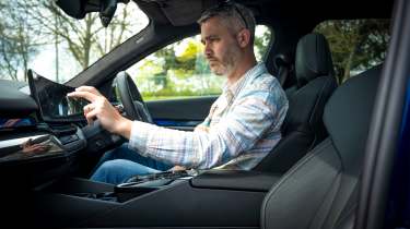 BMW 530e Touring LT test - BMW M5 interior